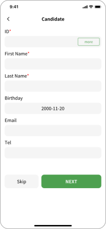 Candidate Info